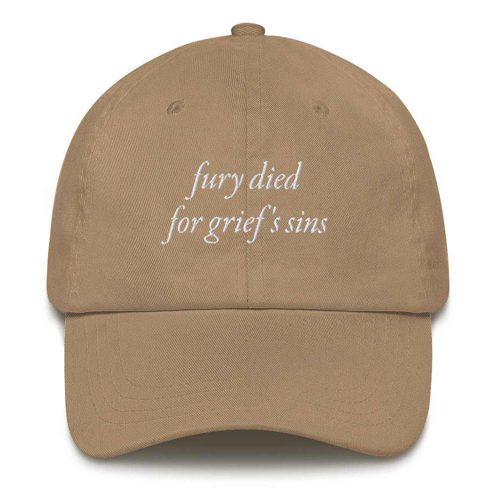 Fury died Dad hat