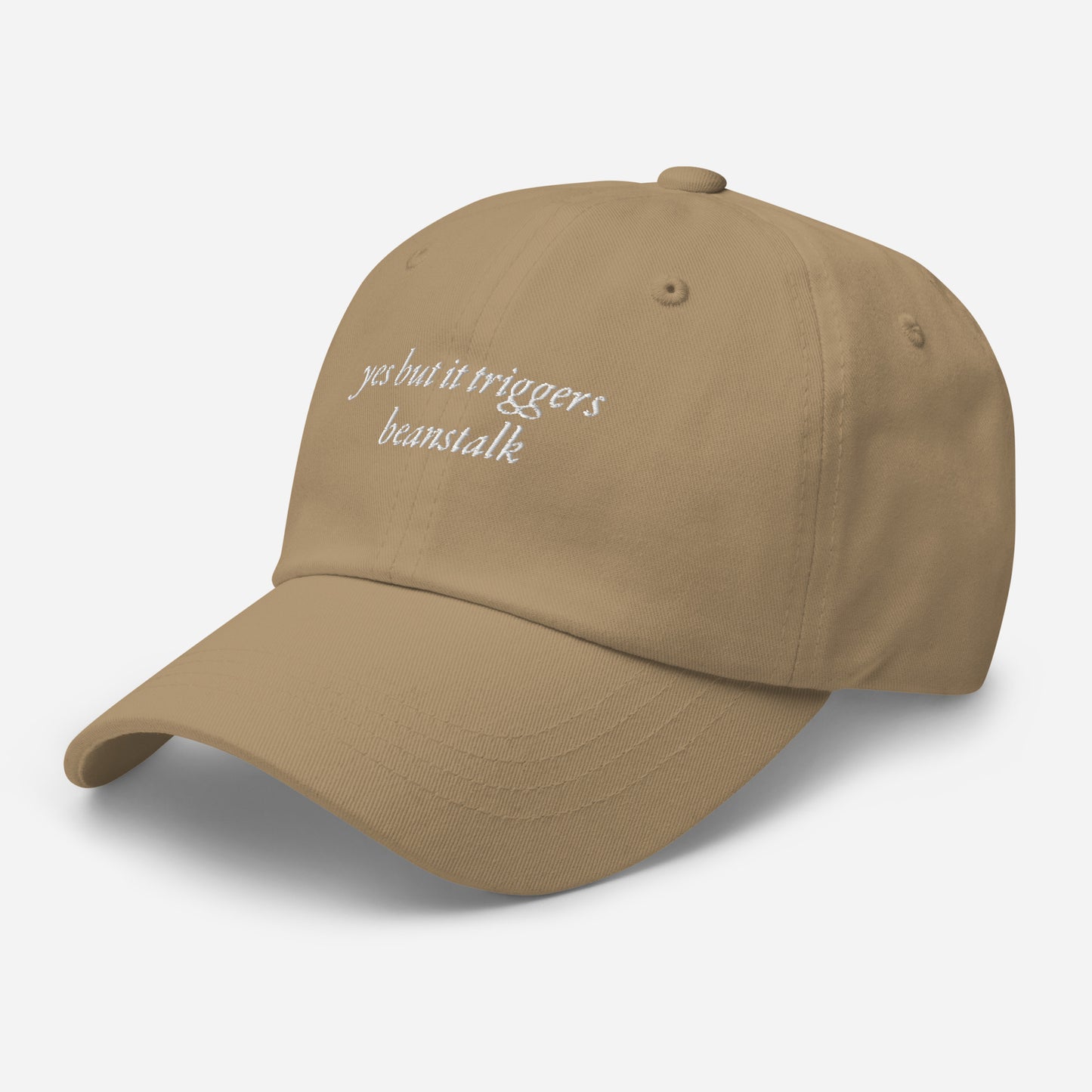 Yes but it triggers beanstalk Dad hat