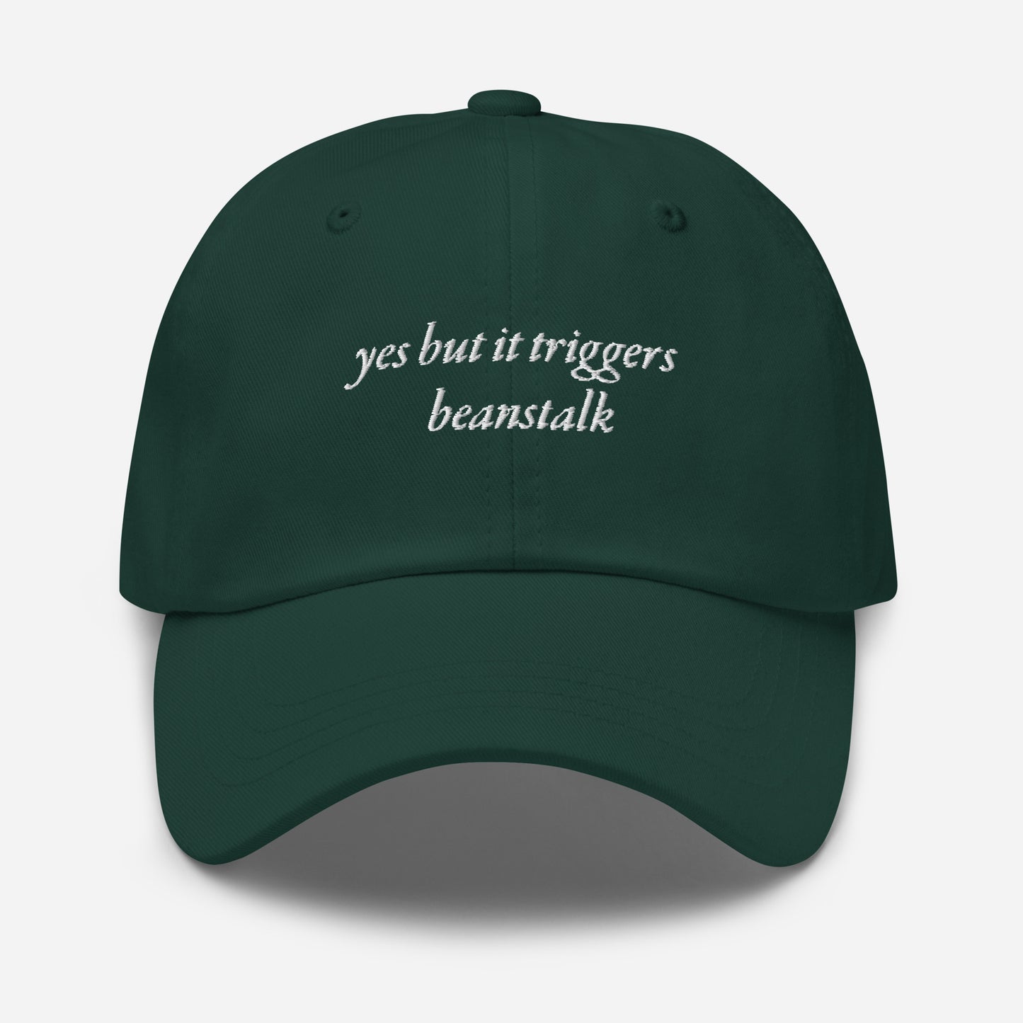 Yes but it triggers beanstalk Dad hat