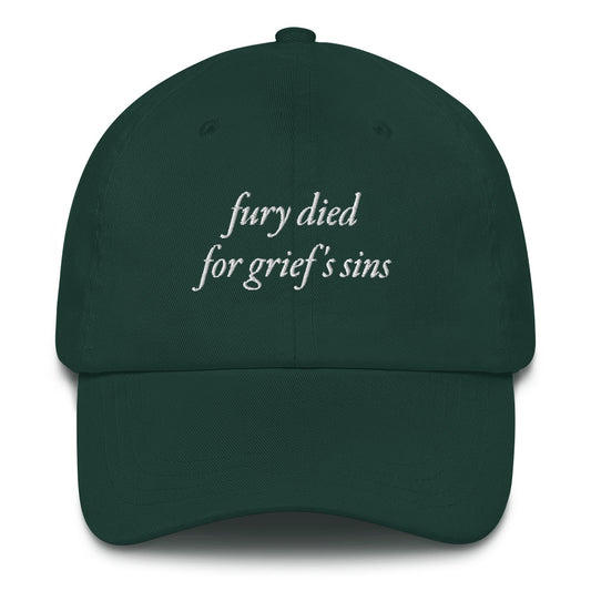 Fury died Dad hat