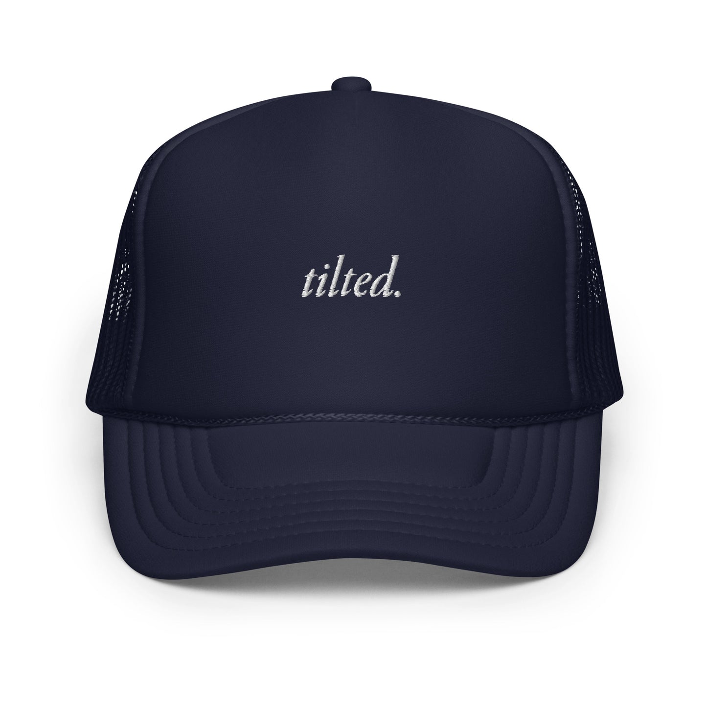 Tilted Foam trucker hat